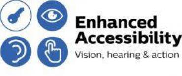 Logo Philips Enhanced Accesibility