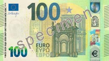 Nieuw biljet van 100 euro