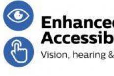 Logo Philips Enhanced Accesibility